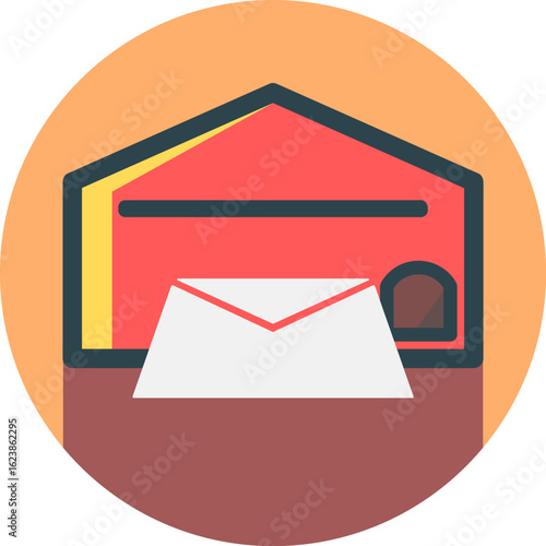 Mailbox for receiving letters