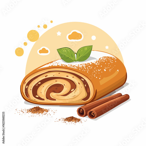 Apfelstrudel mit Zimt