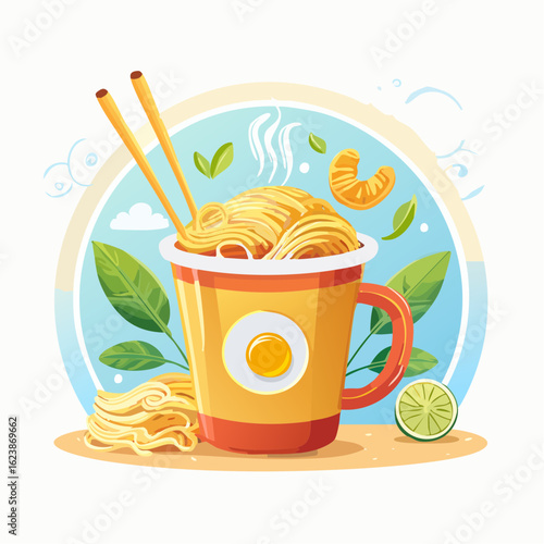 Instant-Nudeln im Becher
