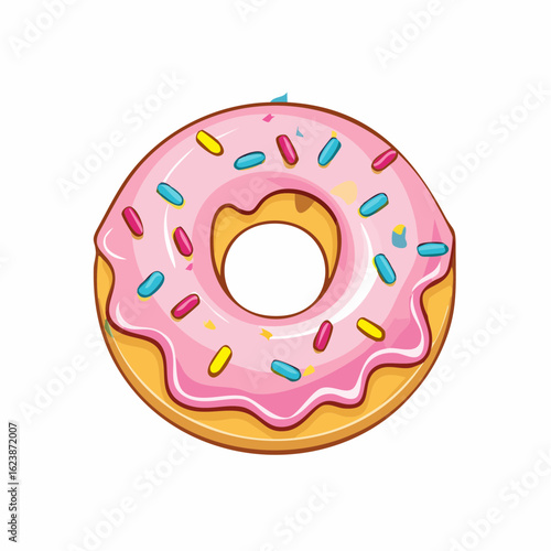 Donut mit Zuckerglasur