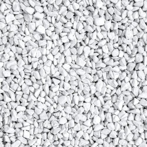 Close-up view of white pebbles