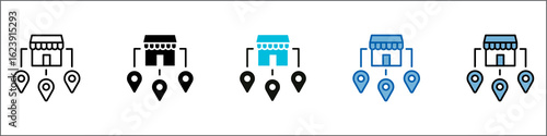 Franchise Icon Pack Multistyle Illustration