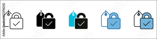 Price Fixing Icon Pack Multistyle Illustration