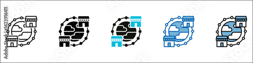 Duopoly Icon Pack Multistyle Illustration