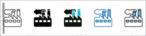 Industry Icon Pack Multistyle Illustration