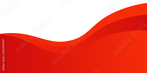  curve element with white space for text and message design, overlapping layers, vector EPS 10,tor red line background