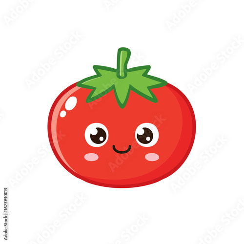 Wallpaper Mural Cute Cartoon Tomato Character Isolated on a Transparent Background Torontodigital.ca