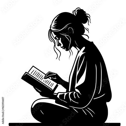 Woman Reading a book