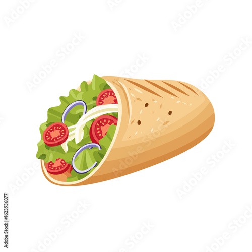 Falafal Isolated on a Transparent Background