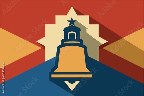 liberty-bell-illustration-over-flag-themed-backgro.eps