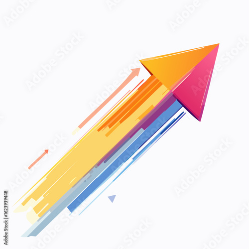 Free Download colourful arrow. dynamic moving arrow representing speed, acceleration, fast. - GFXLoad