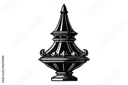 old oil lamp vector art design lamp