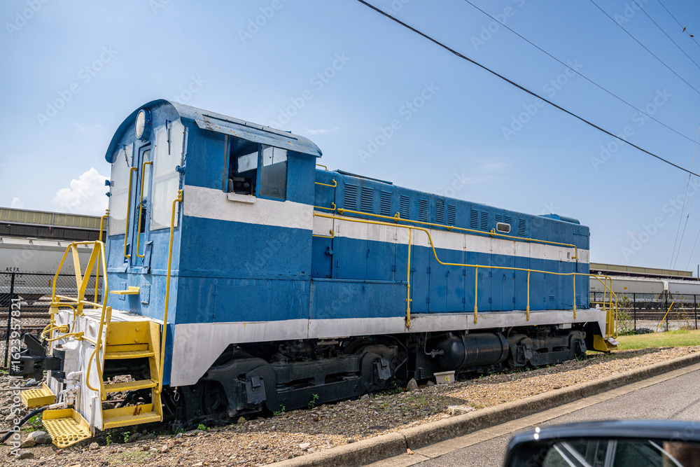 Naklejka premium sloss furnace, birmingham, alabama