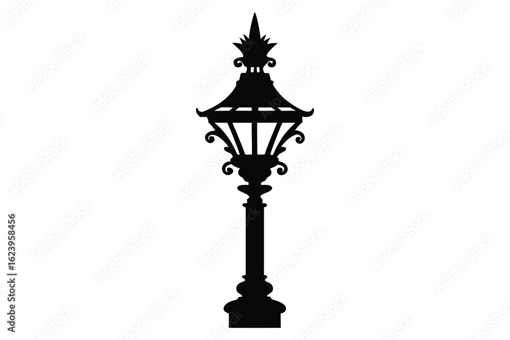Fototapeta premium street lamp vector illustration design 