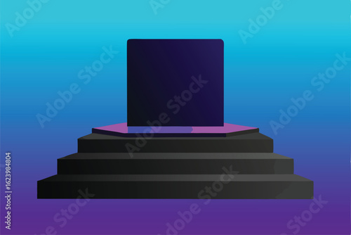 black podium under dramatic red spotlight  smokfy d (34).eps