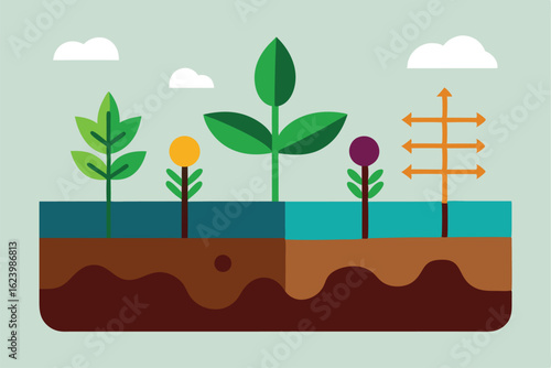 broccoli plant growing with compost and mulch layeb (51).eps