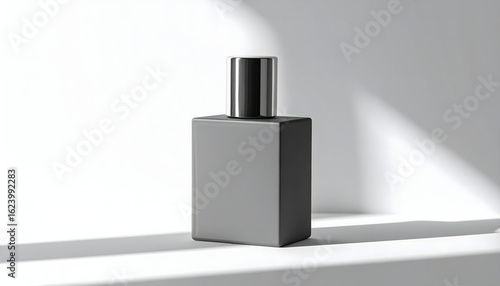 Wallpaper Mural Dark Gray Perfume Bottle Mockup Isolated on White Background Torontodigital.ca