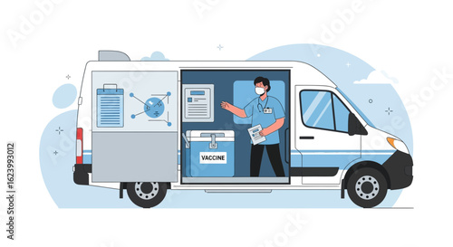 Mobile Vaccination Unit Offers Community Outreach And Healthcare Accessibility Program