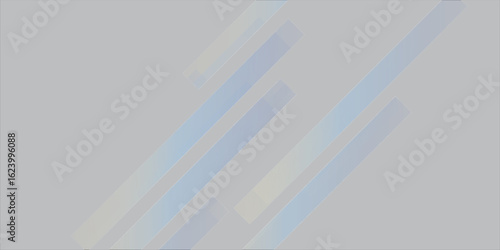 Minimalist abstract background featuring diagonal translucent lines in shades of blue, white, and grey. Modern, clean design ideal for technology, business, or futuristic themes