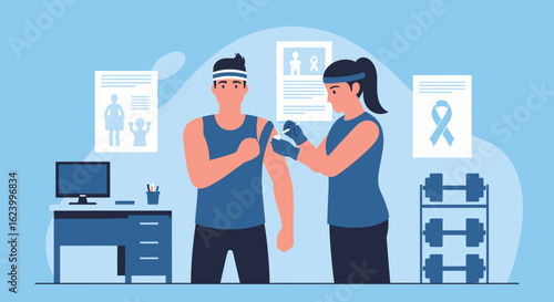 Vaccination Of Healthy Adult Promotes Wellness And Disease Prevention Measures