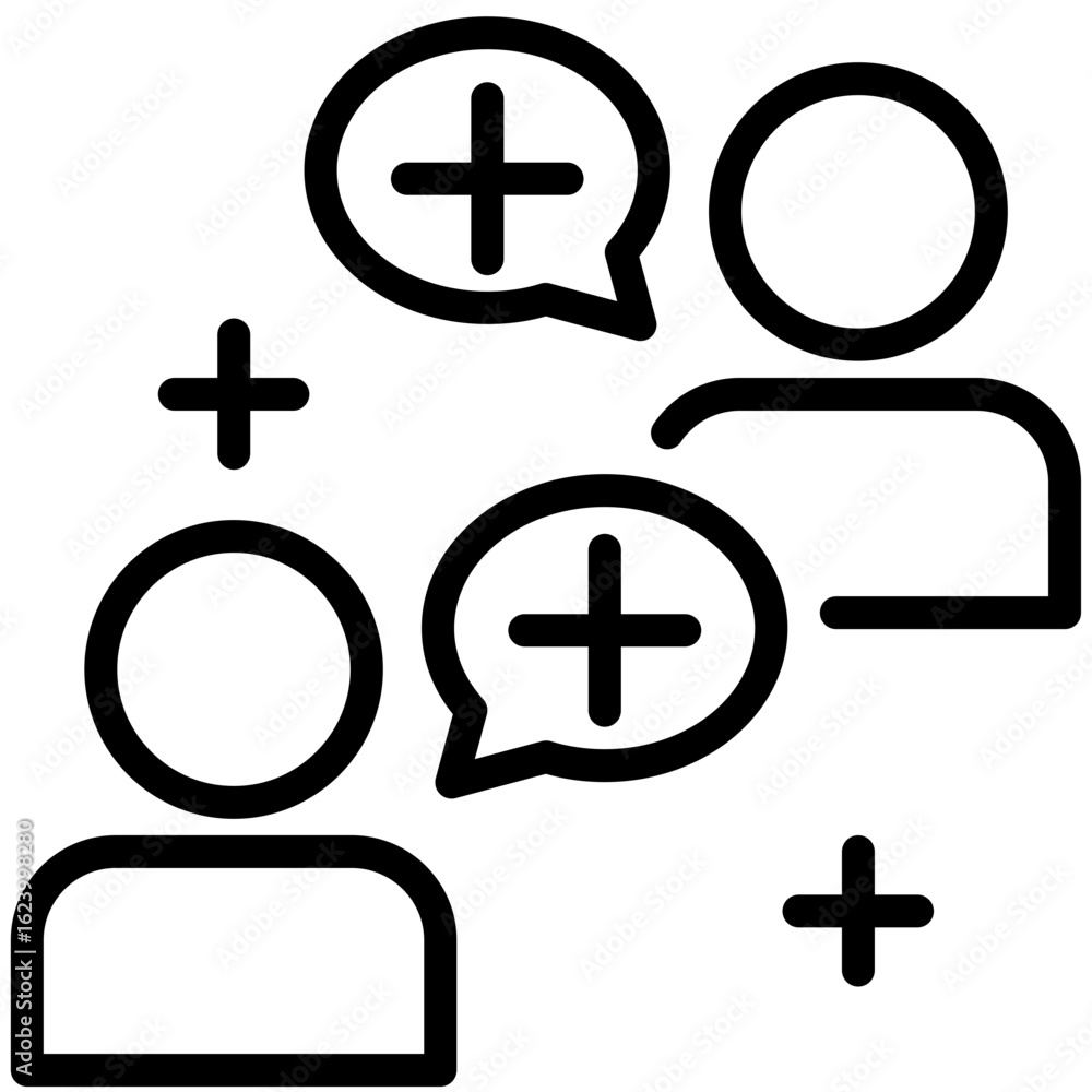 Fototapeta premium attitude icon for coaching, business, website, application, printing, document, poster design, etc