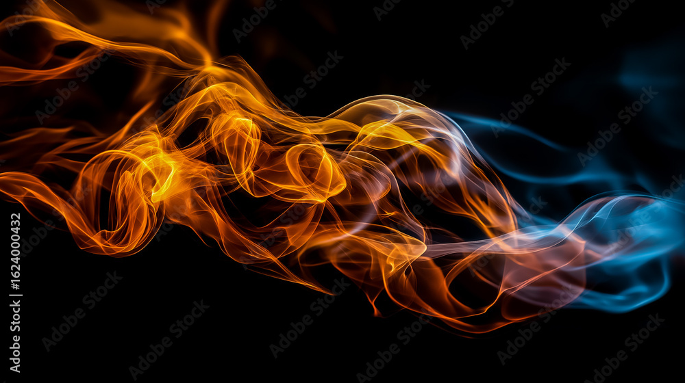 Fototapeta premium Smoke and Fire Abstract