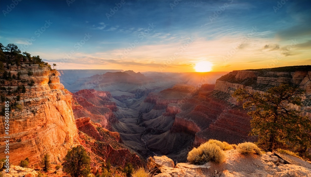 Fototapeta premium grand canyon sunset