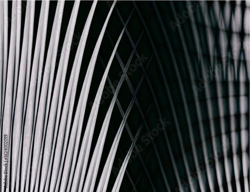 Mesmerizing Light Patterns Refracted Through Crystalline Glass

