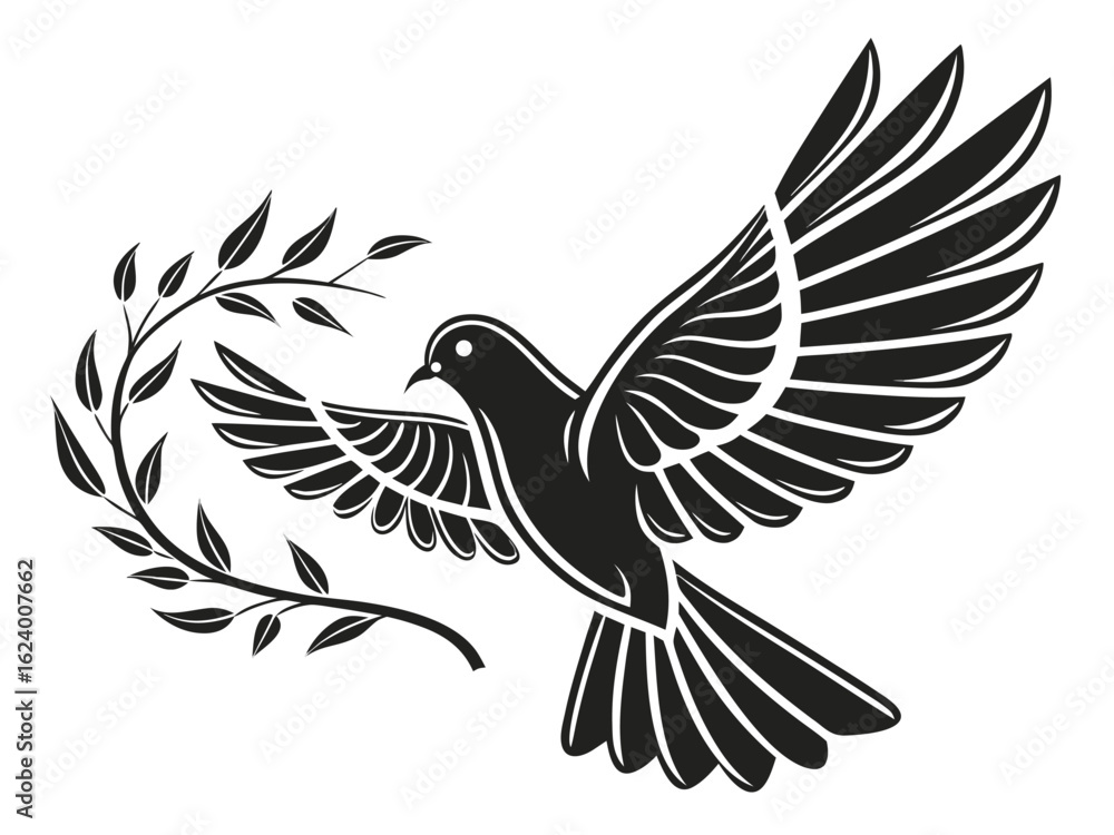 Fototapeta premium vector illustration of a bird