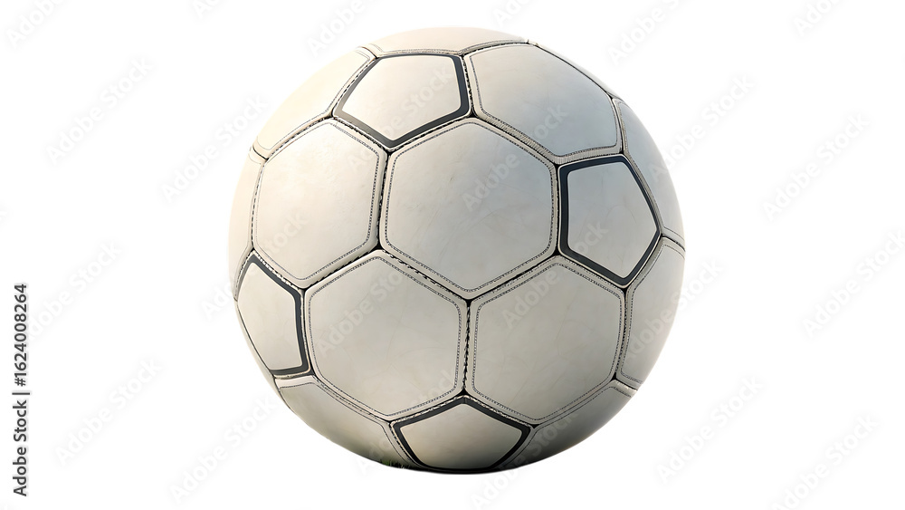 Fototapeta premium Soccer egg isolated on transparent background