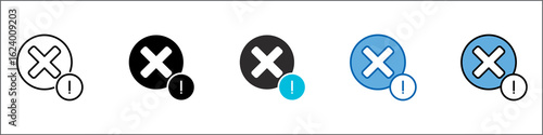 Violation Icon Pack Multistyle Illustration