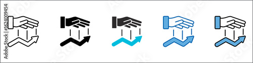 Market Abuse Icon Pack Multistyle Illustration