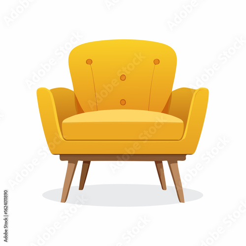 Moderner Sessel im Retro-Stil