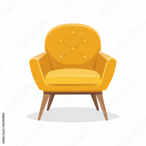 Moderner Sessel im Retro-Stil