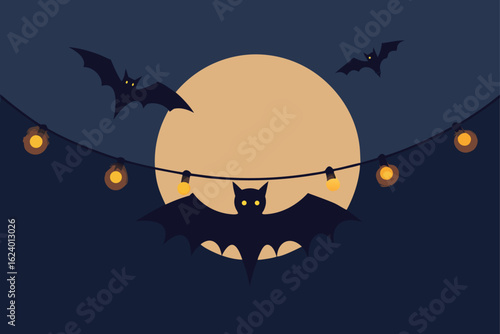 dollar store craft tutorial for bat garlands with .eps