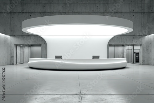 Modern White Architecture Interior Design
