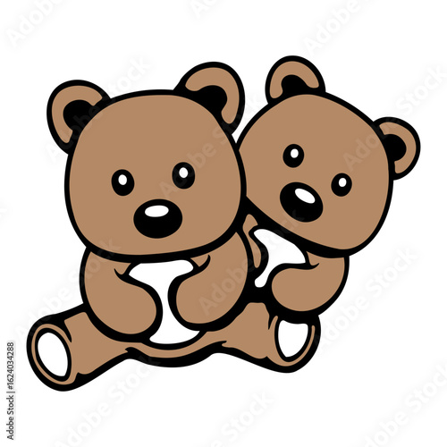 2 Bear Woman Man Love Couple Romantic Valentine's Day