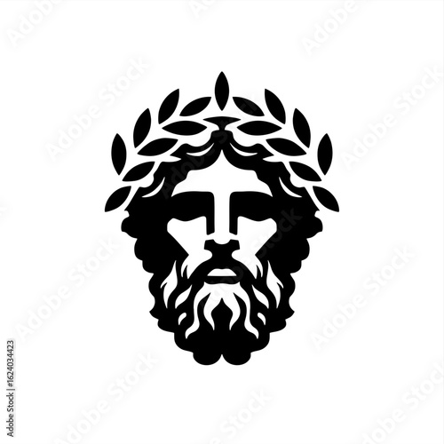 zeus god greek logo icon symbol
