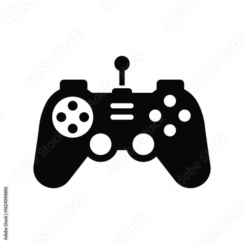 controller silhouette icon illustration flat