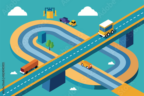 aerial view of a highway construction project with (1).eps