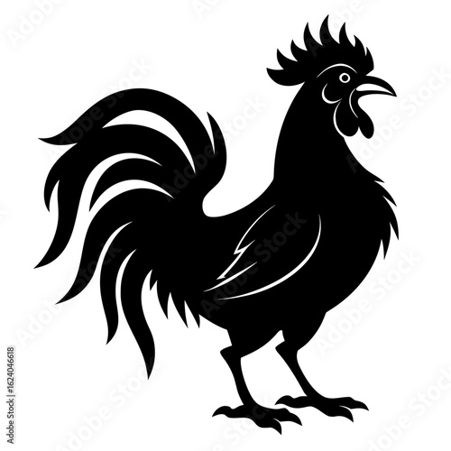 Rooster Logo Vector | Stylized Cockerel Mascot for Farm or Restaurant