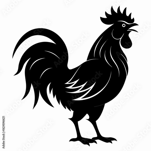 Rooster Logo Vector | Stylized Cockerel Mascot for Farm or Restaurant