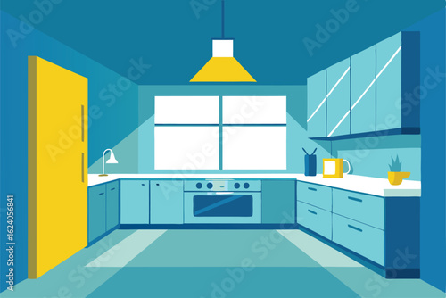 bright kitchen space with sun coming in through wi (1).eps