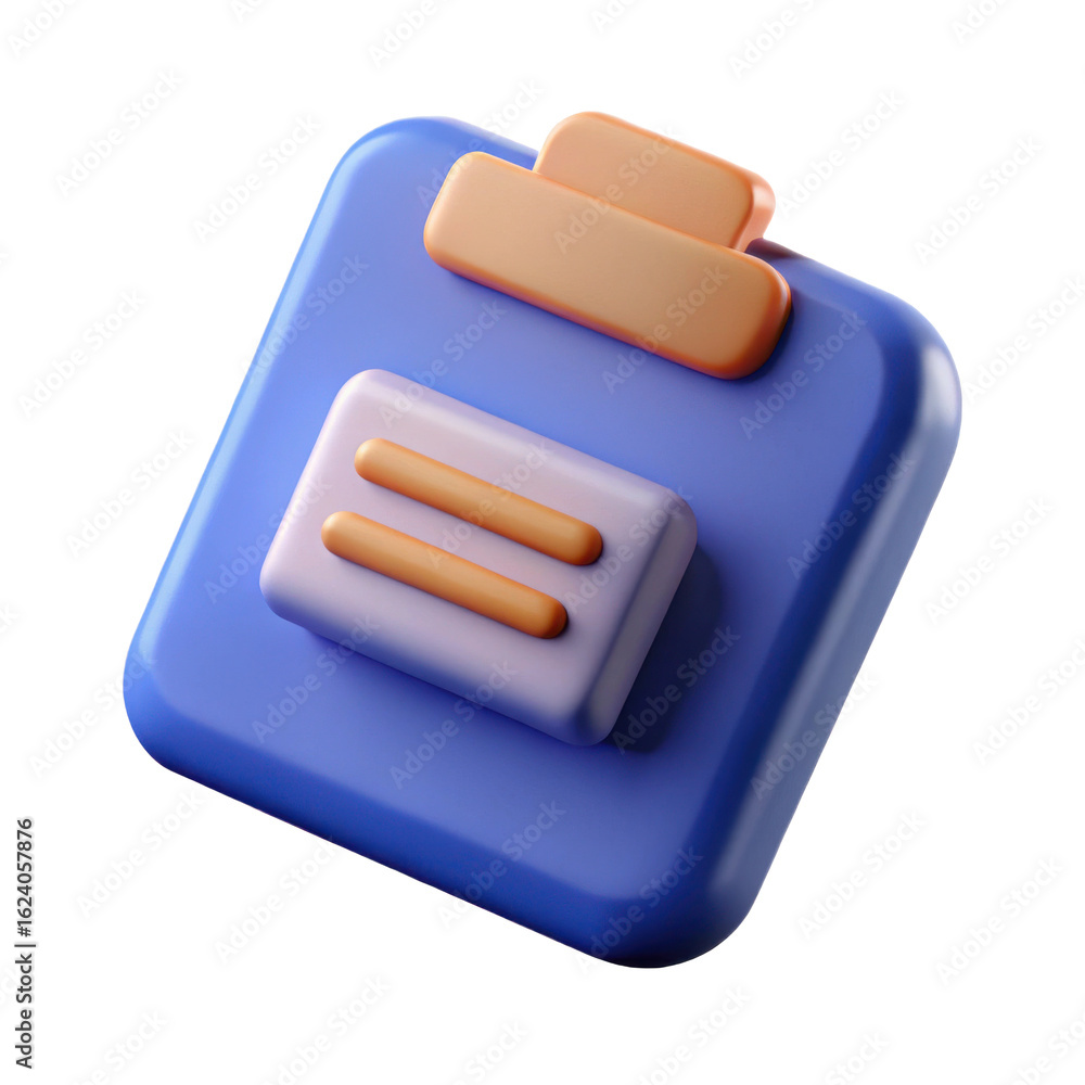 Clipboard checklist task management organization productivity planning reminder notes app ui ux design icon 3d Clipboard checklist task management organization productivity planning reminder notes app ui ux design icon 3d