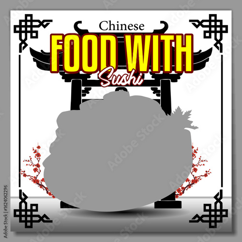 chinese food with sushi 2.eps