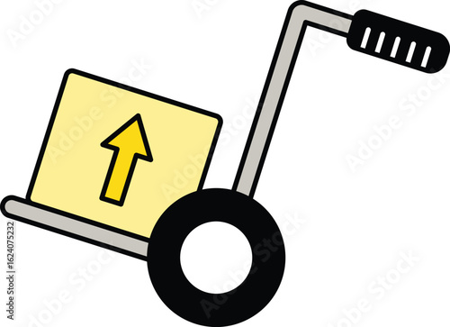 Trolley carrying one package