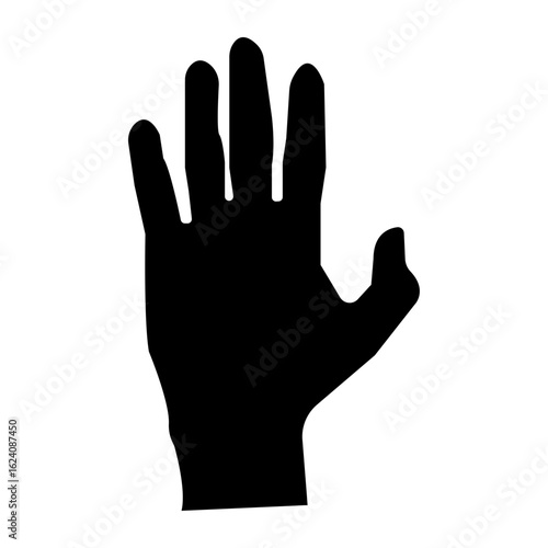 Hand Raised icon, Simple Icon Vector Design, best used for presentation, application, web and banner	