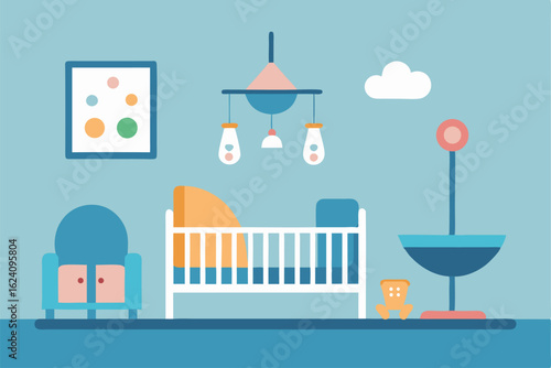 gender neutral baby room with functional and styli (1).eps