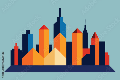 geometric interpretation of city skyline   (1).eps