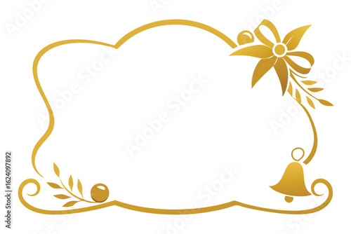 gold foil effect christmas frame with swirling ri (1).eps